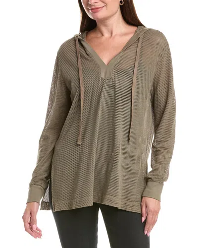 Michael Stars Jessica Hoodie In Green