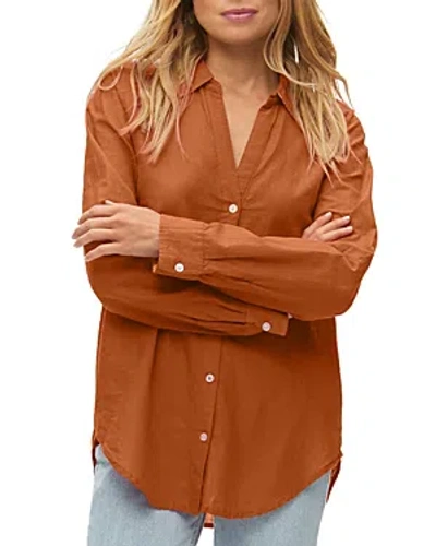 Michael Stars Joanna Button Down Shirt In Rustique