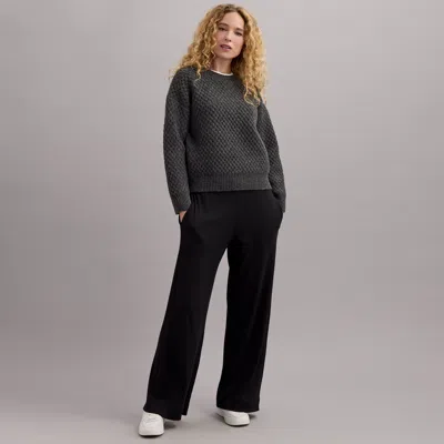 Michael Stars Jones Wide Leg Pant In Burgundy