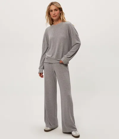 Michael Stars Jones Wide Leg Pant In Gray