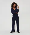 Michael Stars Jones Wide Leg Pants In Nocturnal In Nocturnal