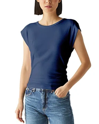 Michael Stars Joni Crewneck Tee In Seacrest