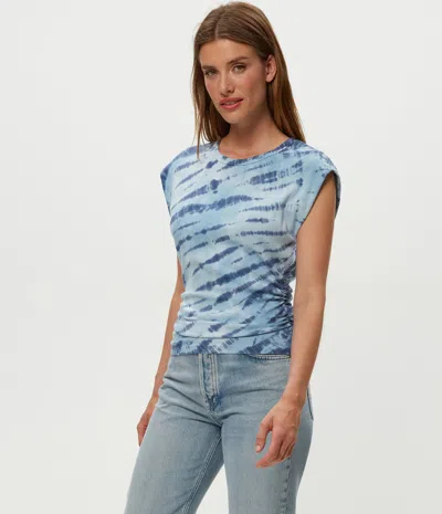 Michael Stars Joni Double Dye Power Shoulder Tee