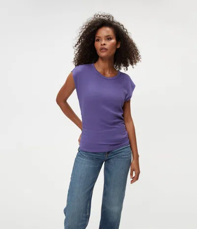 Michael Stars Joni Power Shoulder Tee In Sachet