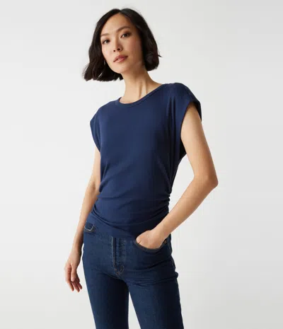 MICHAEL STARS JONI POWER SHOULDER TEE