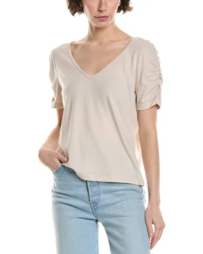 Michael Stars Josie Ruched Sleeve T-shirt