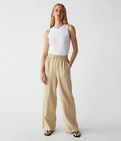 Michael Stars Jules Linen Pant In Windchime