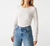 Michael Stars Legacy Supima Tee With Raw Edge