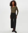 Michael Stars Juliet Thermal Tee In Green