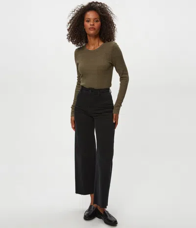 Michael Stars Juliet Thermal Tee In Green