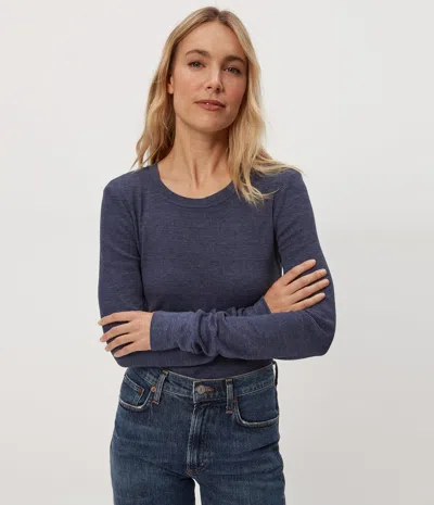 Michael Stars Juliet Thermal Tee In Nocturnal