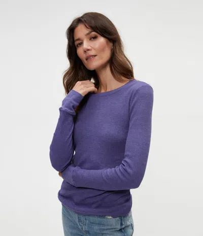 Michael Stars Juliet Thermal Tee In Seacrest