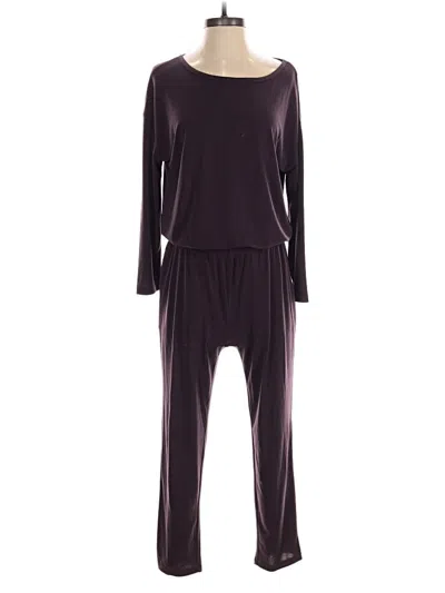 Pre-owned Michael Stars Jumpsuit In Burgundy