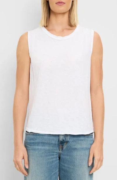 Michael Stars Junia Cotton Tank In White