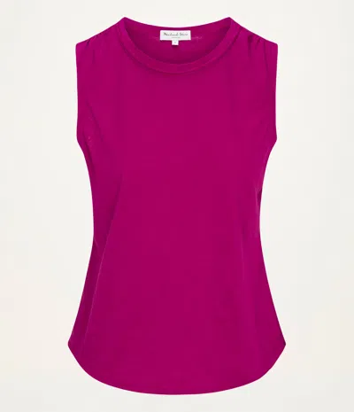 Michael Stars June Supima Tank In Pink