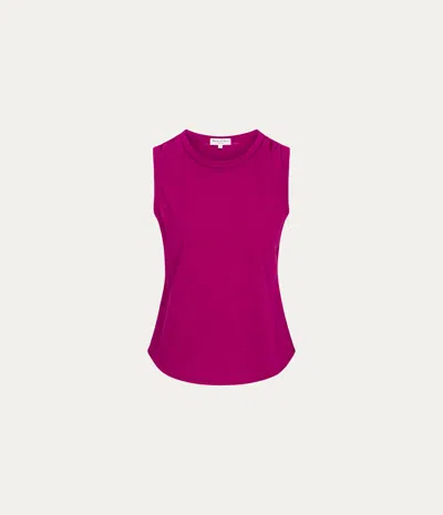 Michael Stars June Supima Tank In Pink