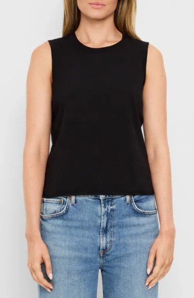 Michael Stars Junia Cotton Tank In Black