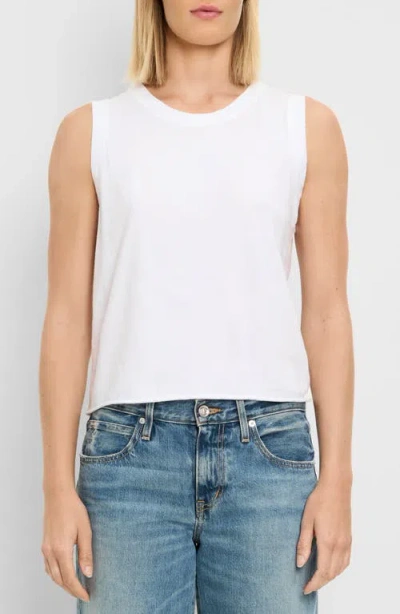 Michael Stars Junia Cotton Tank In White