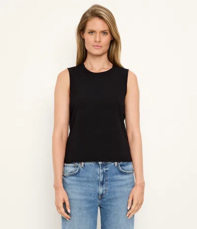Michael Stars Junia Cotton Tank In Black