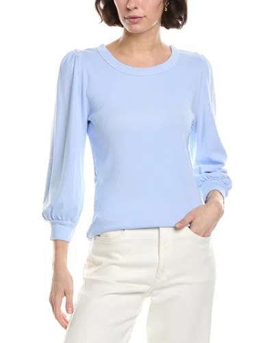 Michael Stars Juniper Puff Sleeve T-shirt In Blue