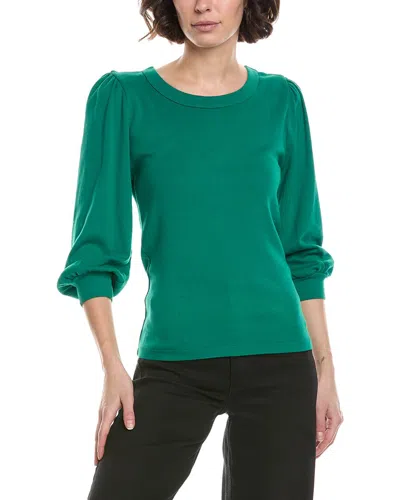 Michael Stars Juniper Puff Sleeve T-shirt In Green