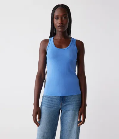 Michael Stars Juno Scoop Neck Tank In Salt Water