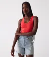 Michael Stars Juno Scoop Neck Tank In Spritz