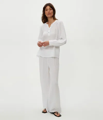 Michael Stars Kacey Peasant Top In White