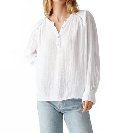 Michael Stars Kacey Peasant Top In White