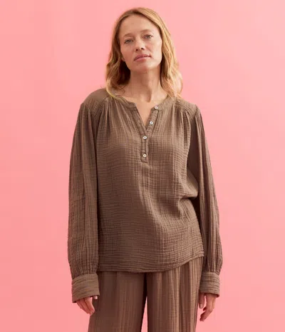 MICHAEL STARS KACEY PEASANT TOP