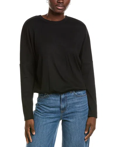 Michael Stars Kaley Crewneck T-shirt In Black