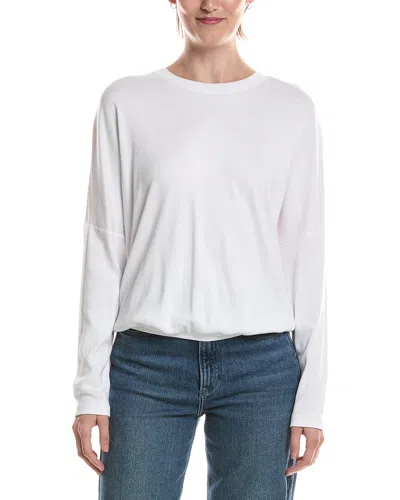 Michael Stars Kaley Crewneck T-shirt In White