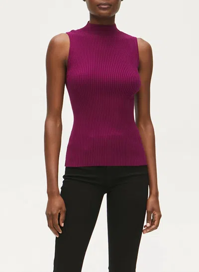 Michael Stars Kara Top In Plum In Pink