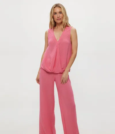 Michael Stars Kate Gauze Surplice Tank