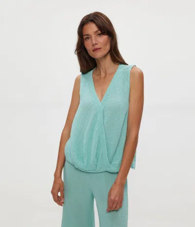 Michael Stars Kate Gauze Surplice Tank