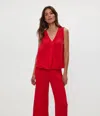 Michael Stars Kate Gauze Surplice Tank