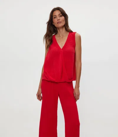 Michael Stars Kate Gauze Surplice Tank
