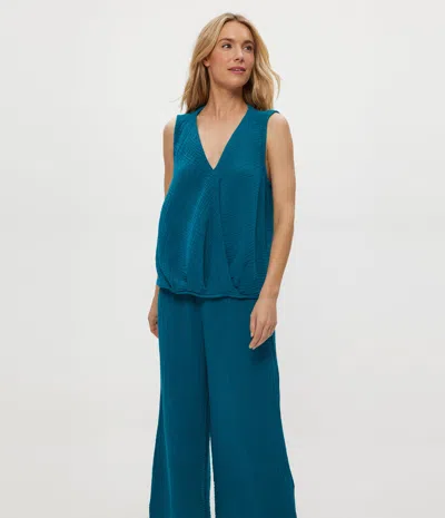 Michael Stars Kate Gauze Surplice Tank