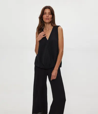 Michael Stars Kate Gauze Surplice Tank