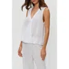 Michael Stars Kate Surplice Sleeveless Top