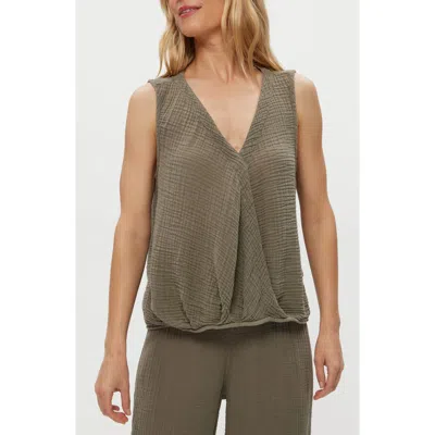 Michael Stars Kate Surplice Sleeveless Top