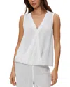 Michael Stars Kate Surplice Sleeveless Top
