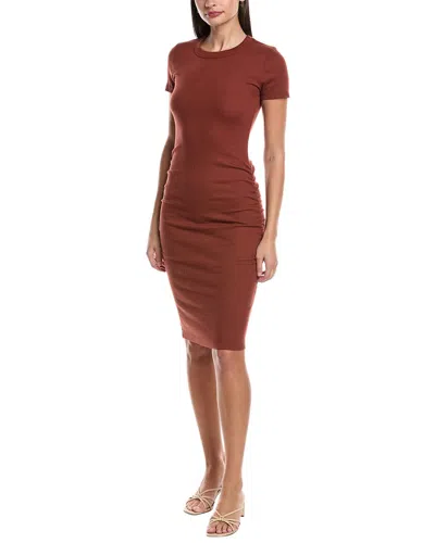 Michael Stars Katie T-shirt Dress In Brown