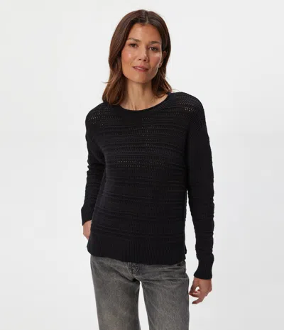 Michael Stars Kaylin Relaxed Pullover In Black
