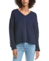 Michael Stars Kelsie V-neck Sweater In Blue