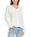 Michael Stars Kendra Relaxed Sweater In White