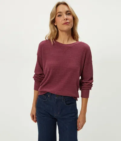 Michael Stars Keri Thermal Pullover In Brown