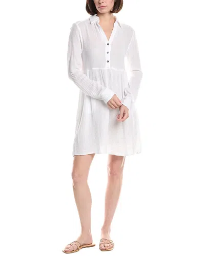Michael Stars Kimberly Shirt Waist Dress In White