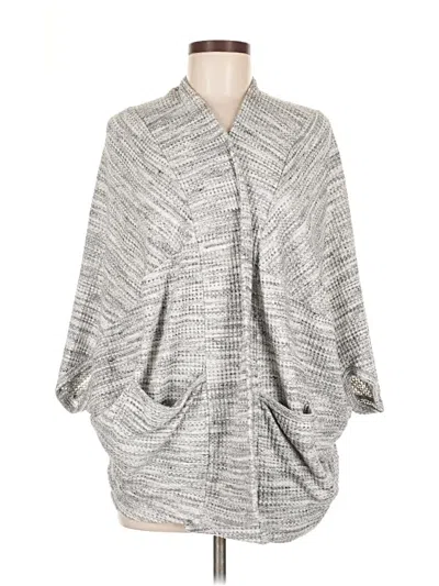 Pre-owned Michael Stars Kimono In Silver