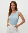 Michael Stars Kira Crinkle Tank In Blue